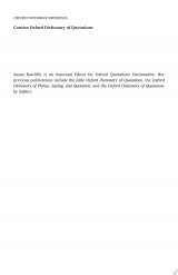 Concise Oxford Dictionary of Quotations