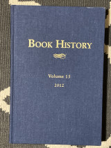 Book History, volume 15