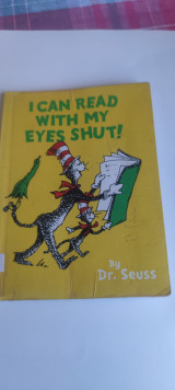 I can read with my eyes shut by dr.seuss