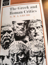 The Greek and Roman Critics