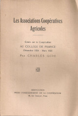 Les Associations Coopératives Agricoles