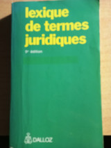 Lexique de termes juridiques
