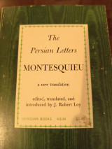 The Persian letters Montesquieu