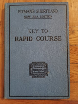 Pitman's Shorthand, Key to Rapid Course, New Era Edition, Στενογραφια