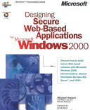 Designing Secure Web-based Applications for Microsoft Windows 2000