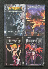 Manga: 1.WarCraft-Στη σκιά των πάγων, 2.StarCraft-Γραμμή πυρός, 3.Princess-Λάμψη, 4.Princess-Δόξα