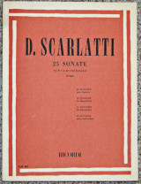 D. Scarlatti - 25 Sonate per clavicembalo / Εκδόσεις Ricordi