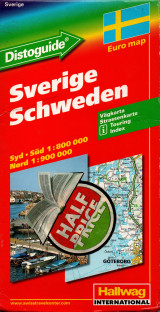 Map of Sweden + Distance Road Map