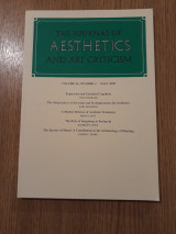 The journal of aesthetics and art criticism, vol. 66,4 (Fall 2008)