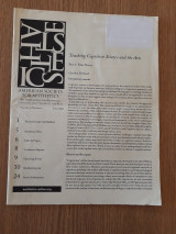 American Society for Aesthetics Newsletter, vol. 21,2 (Fall 2001)