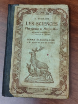 Notions de sciences physiques et naturelles, cours élementaire