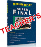 Michigan ecpe C2 Super Final, Teacher's