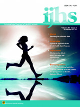 International Journal of Health Science: Volume 3 Issue 3