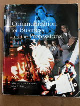 Communication for Business and the Professions