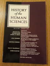 History of the Human Sciences, vol. 13,3