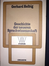 Geschichte der neuren sprachwissenschaft