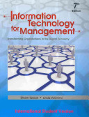 Information Technology for Management