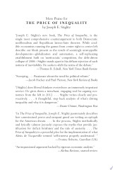 The Price of Inequality