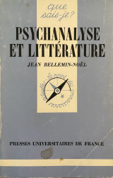 Psychanalyse et littérature