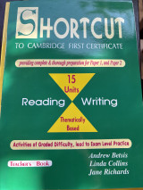 Shortcut to Cambridge First Certificate: Reading and Writing: Teacher's Book
