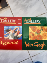 Art gallery ,τομος 1 βαν γκογκ(van gogh) και τομος 2 πικασο(picasso)