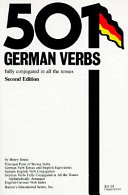 501 German Verbs Fully Conjugated in All the Tenses