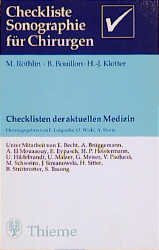 Checkliste Sonographie für Chirurgen