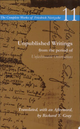 Unpublished Writings from the Period of Unfashionable Observations