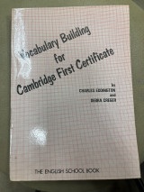 Vocabulary building for cambridge first certificate