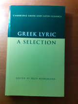 Greek Lyric. A selection