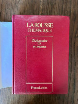 Dictionnaire Des Synonymes - Larousse - France Loisirs