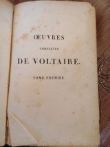 Oevres Complètes de Voltaire Théatre Tome Premier