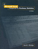A Microsoft Excel Companion for Business Statistics