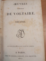 Oevres completes de Voltaire.Theatre.Tome premier.Seconde partie