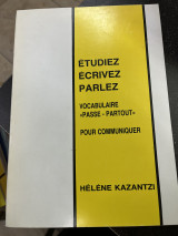 Etudiez ecrivez parlez vocabulaire passe-partout pour communiquer