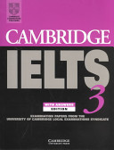 Cambridge IELTS 3 Student's Book with Answers
