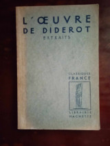 L oeuvre de Diderot extraits