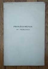 Prolegomenes au Vedanta