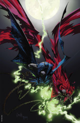 Batman spawn #1 (one shot) glow in the dark variant cover j