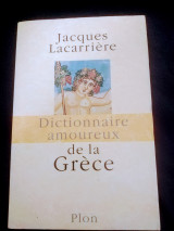 Dictionnare amoureux de la Grece