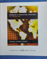 Crafting and executing strategy, Text and Readings, 15th edition