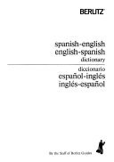 Berlitz Spanish-English, English-Spanish Dictionary