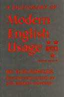 A Dictionary of Modern English Usage