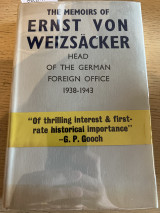 Memoirs of Ernst von Weizsäcker. Translated by John Andrews