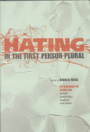 Hating in the First Person Plural