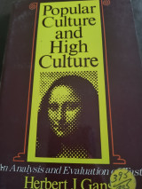 Popular culture and High culture