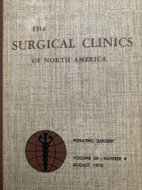 The surgical clinics of North America Pediatric surgery