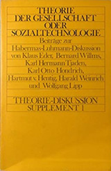 Theorie der Gesellschaft oder Sozialtechnologie