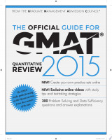 The Official Guide for GMAT Quantitative Review 2015 with Online Question Bank and Exclusive Video