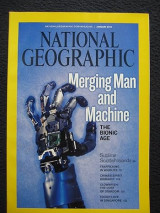 National Geographic Magazine, January 2010, "Merging man and machine", Single Issue Magazine